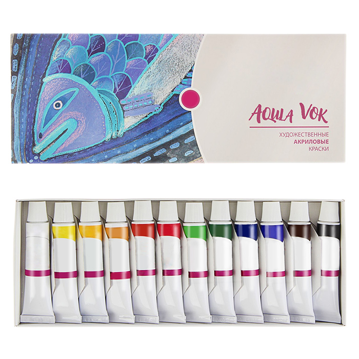 Акриловые краски Aqula Vok